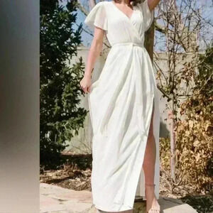 Nwt White Baltic Born Kristina Maxi Dress